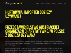 Hurtownia odzieży używanej dla dorosłych